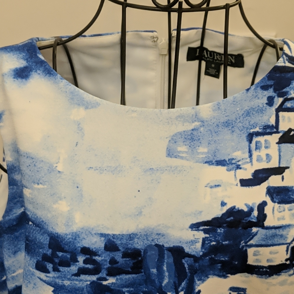 NWT RL print dress - Picture 4 of 6